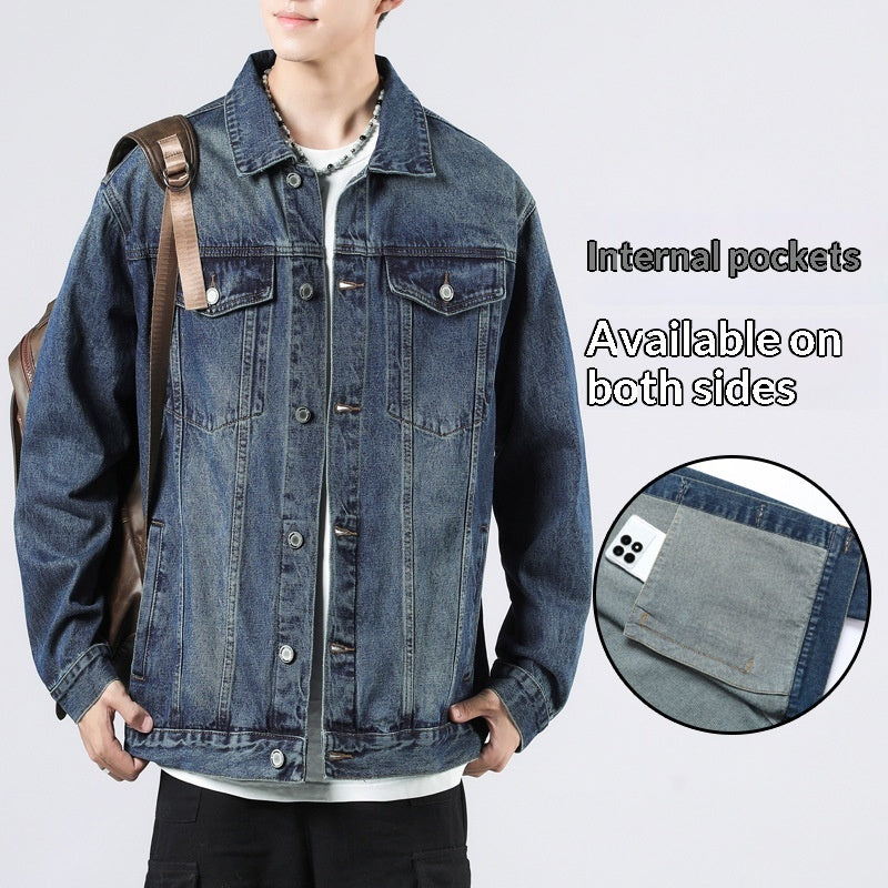 Veste Denim Homme Veste Casual Top