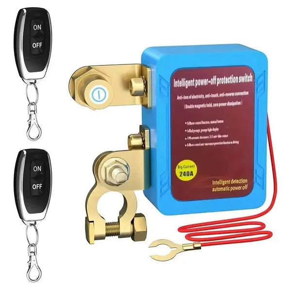 Interrupteur de la batterie de déconnexion de la télécommande sans fil 12v 240A DE