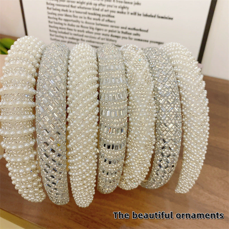 Lourd Industrie Léger Luxury High-grade Perle Headband haute définition