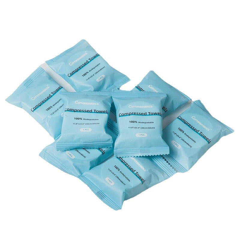 Serviette de compression jetable ronde Candy