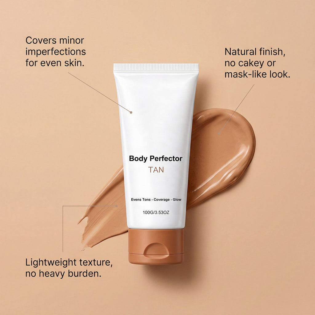 Lotion du corps voilé à la coupe uniforme