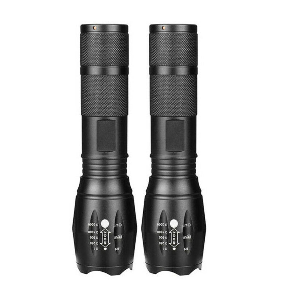 Lampe de poche LED Zoom Torche USB rechargeable Super lumineux lampe de camping lampe de travail