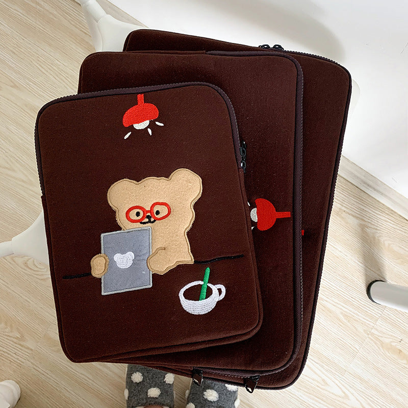 Mignon ours Portable Sac Liner