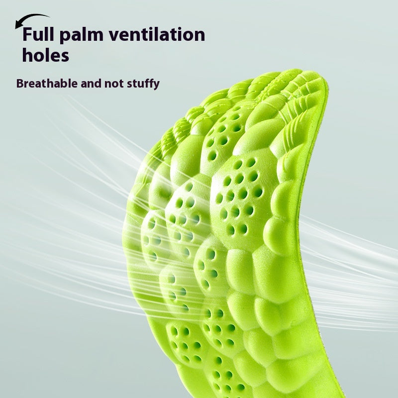 Hauteur Augmenter la semelle intérieure Haute Élastique Shockproof Respirant Sweat Absorbing