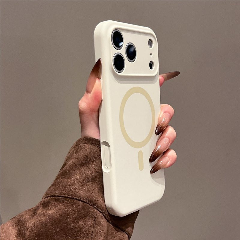 Boîtier de téléphone magnétique en silicone liquide