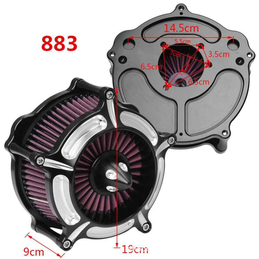 Accessoires de modification de moto Harley Grand filtre à air