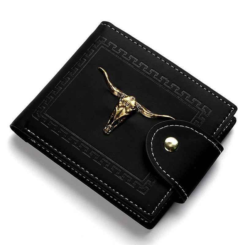 Short hommes cartes multiples fentes Zipper Personality Wallet