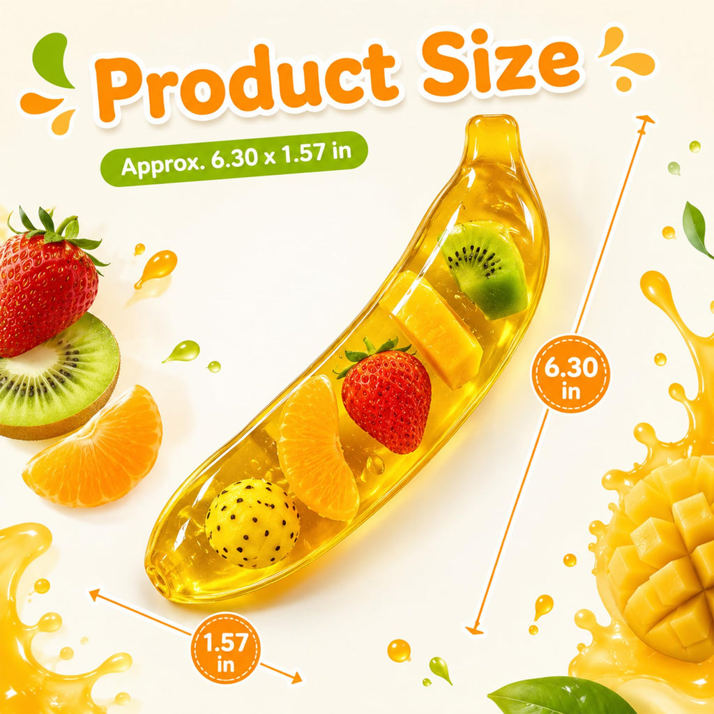 Jouet Banana, Jouets géants Banana Fidget,6.3 Pouce douce Jumbo Banana Squeeze jouet sensoriel, sucre