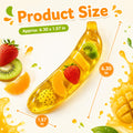 Jouet Banana, Jouets géants Banana Fidget,6.3 Pouce douce Jumbo Banana Squeeze jouet sensoriel, sucre