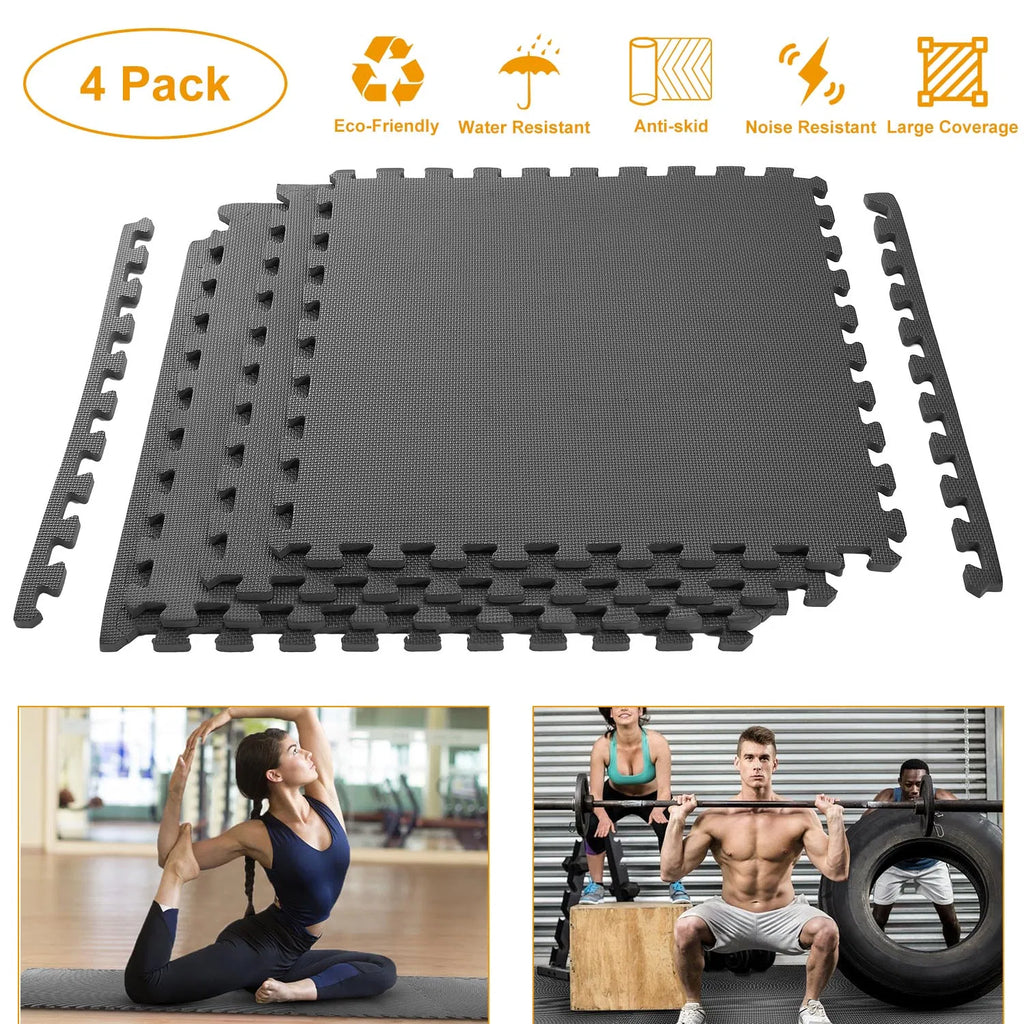 Puzzle Exercise Mat Mousse Gym EVA Mat Interlocking Tiles Sol de protection pour l'équipement de gym