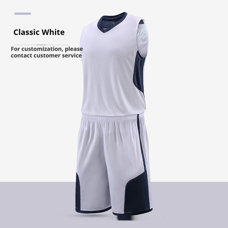 Basketball wear Suit Training Competition Team Uniform Team Vest Printed Breathable Sports