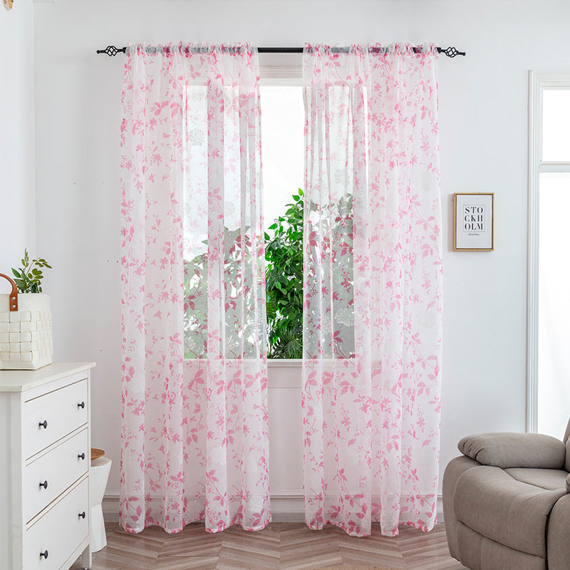 Mesh Rideaux Chambre Light Transmission Rideau décoratif