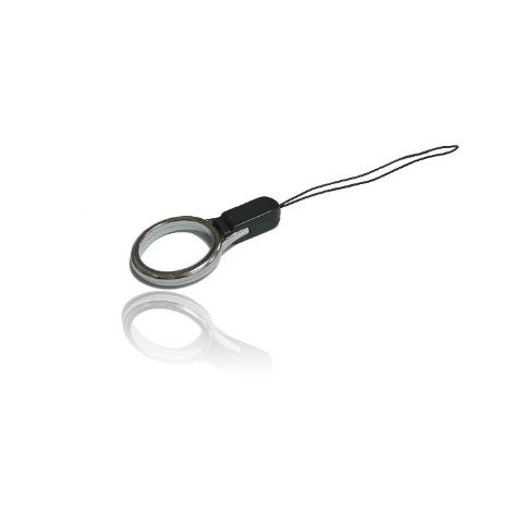 Lanière de téléphone mobile bague boucle-noir-1 pièce