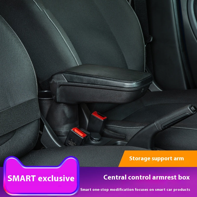 Central Armrest Box Central Control Handbrake Storage Box Modification intérieure