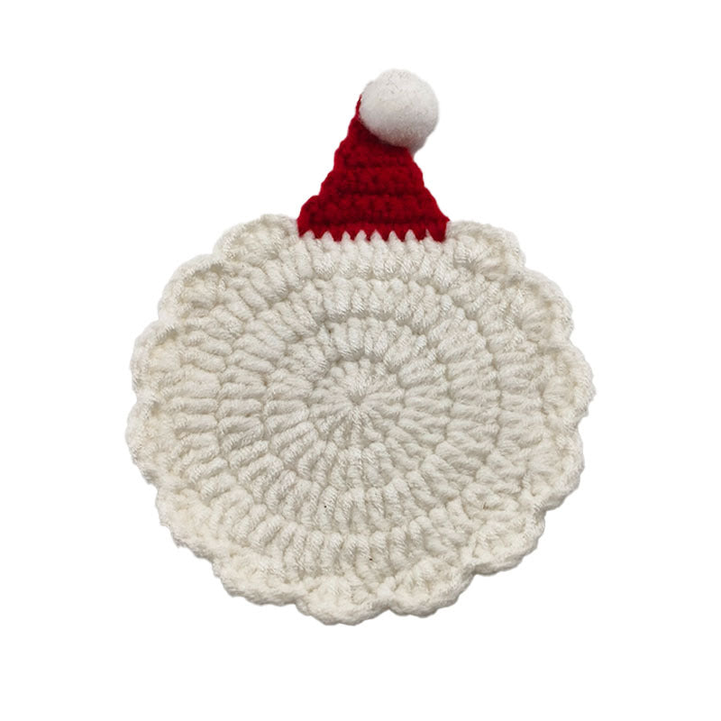 Tapis de coupe de Noël de sous-verre résistant à la chaleur