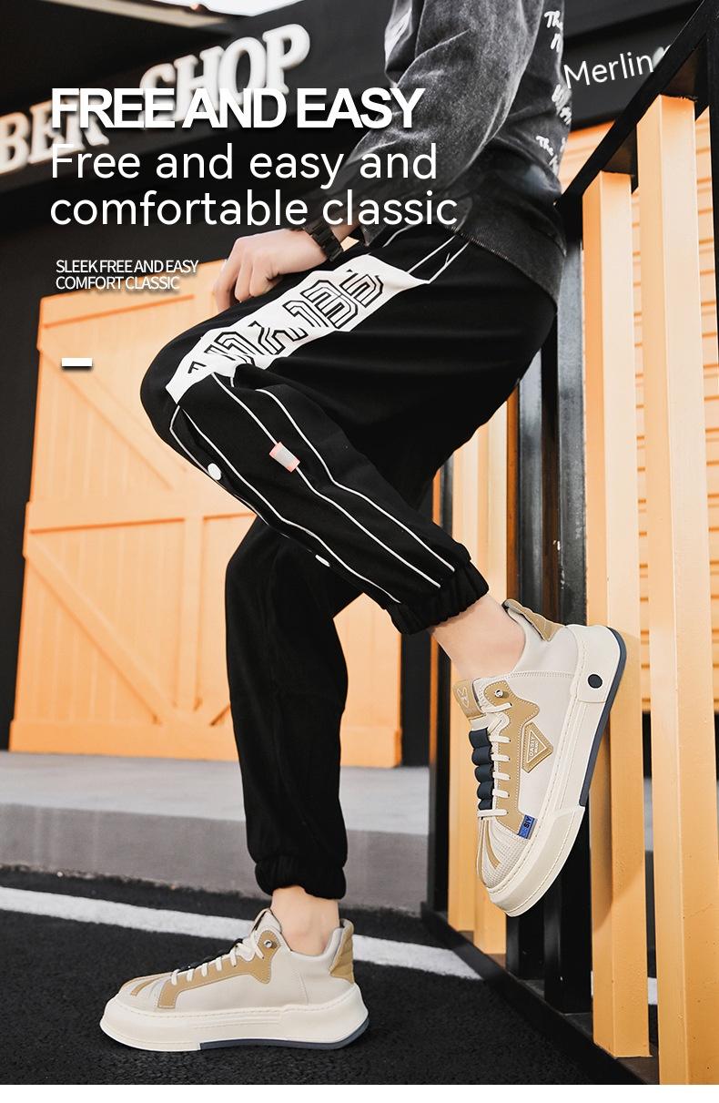 Les hommes polyvalents tendance Bas-top Sneakers Respirant Chaussures Casual