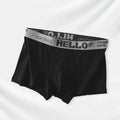 Sous-vêtements homme quatre saisons J Simple Solid Color Mid-waist Skin-friendly Respirant