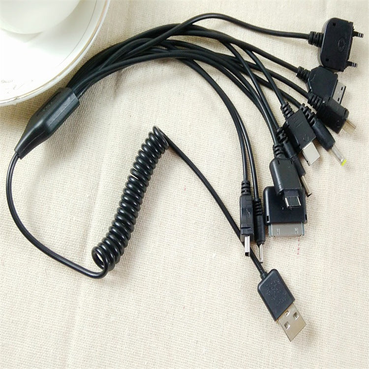 Câble de recharge de téléphone mobile multi-fonctions dix en un