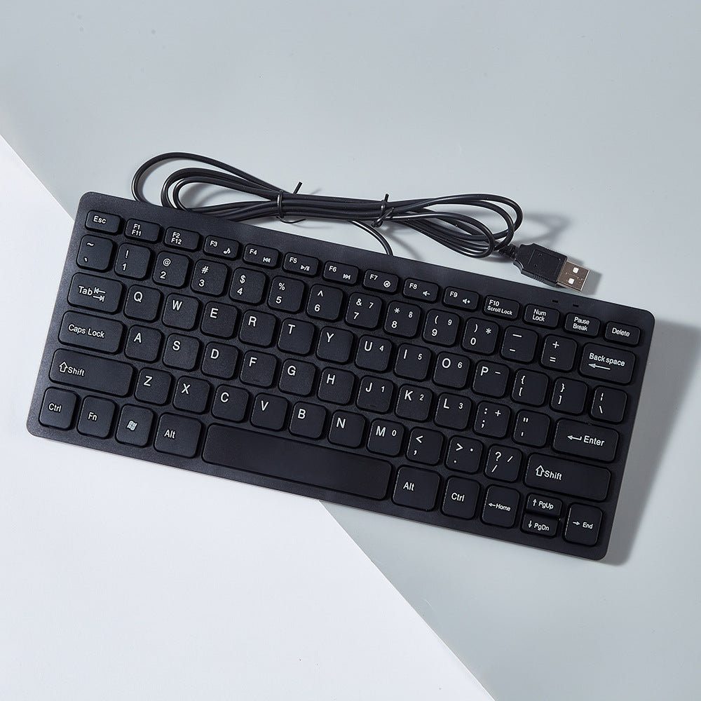 Ordinateur de bureau USB et bloc-notes Ordinateur Clavier filaire Mini Clavier sans bruit