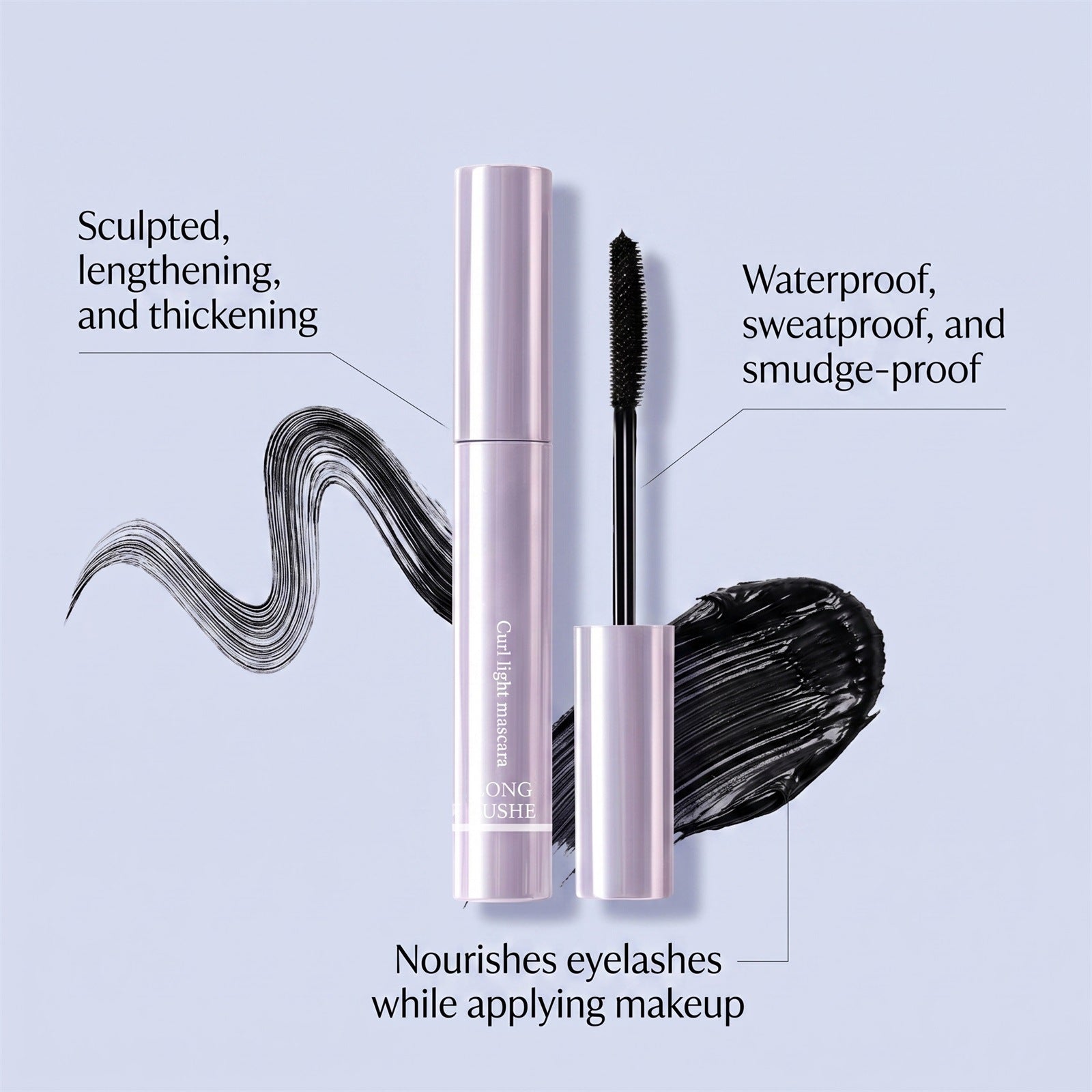 Curling et allongement Mascara