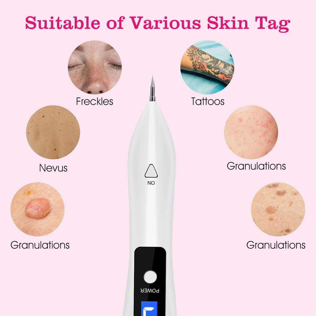 1Pc Skin Tag Kit de réparation Portable équipement de beauté multi-niveau avec usage à domicile USB charge