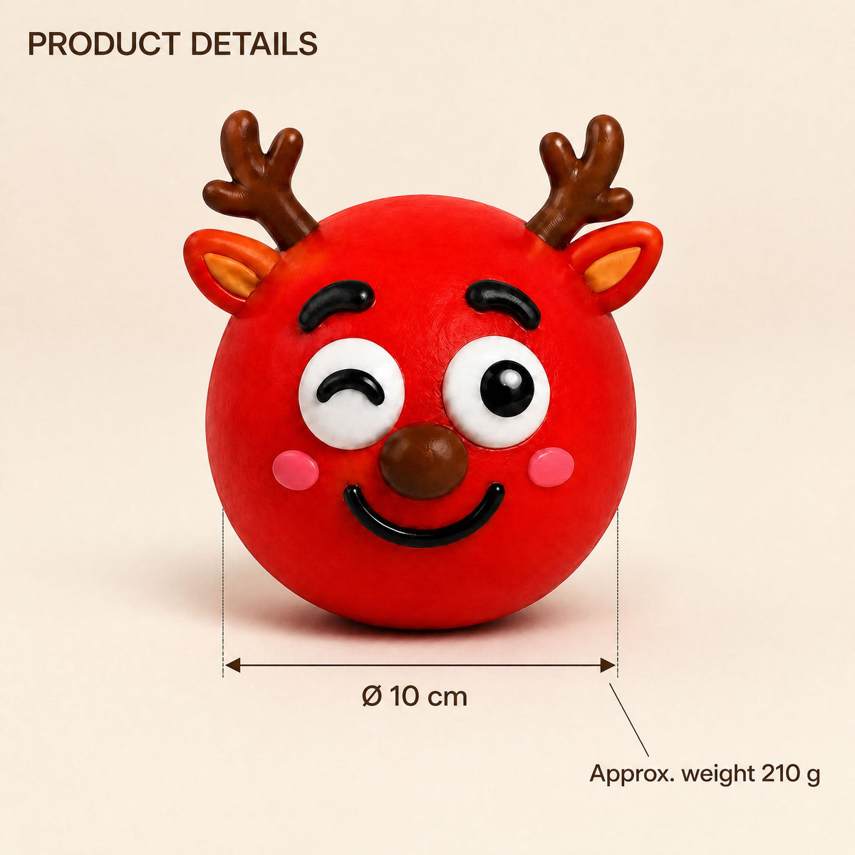 Jouet anti-stress de la balle de Noël