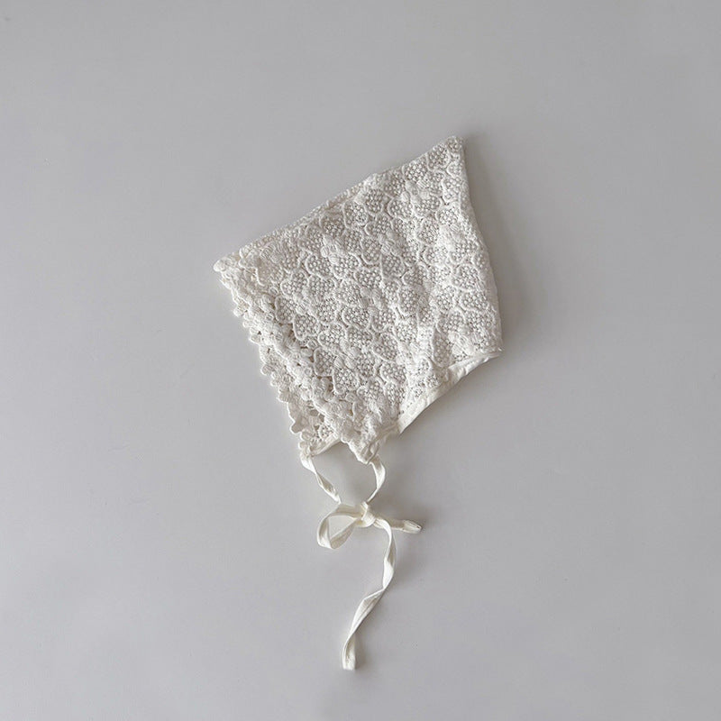 Nouveau-né Court Lace Princess Hat Baby Hat