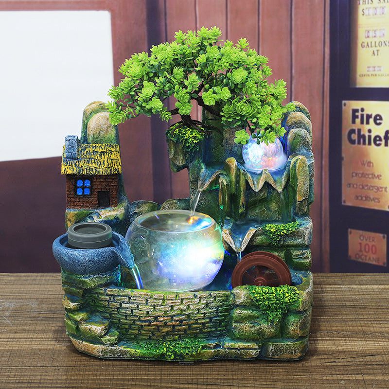 Usine de bureau Waterscape Fish Tank Creative Humidifier