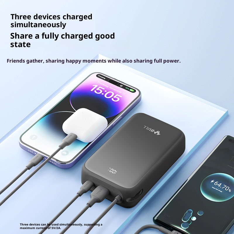 Power Bank 20000 MA Super grande capacité charge rapide avec câble
