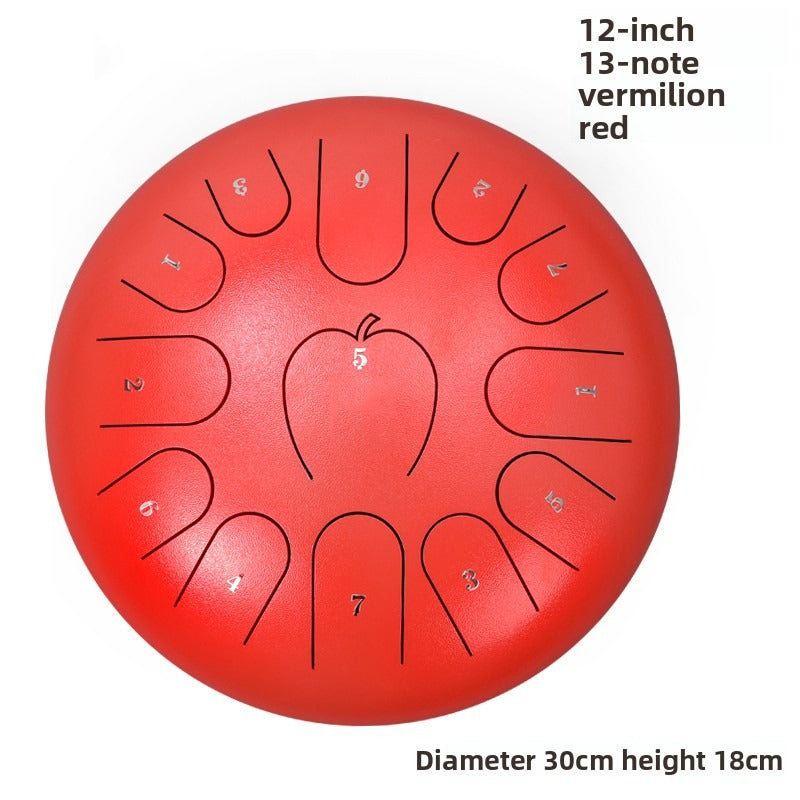 Tambour de langue en acier12 pouces13 Note Un style de pli