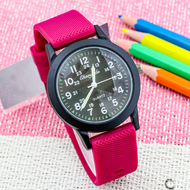 Aiguille lumineuse étanche Montre électronique numérique transparente