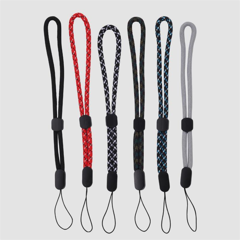 Téléphone portable Lanyard Twisted Short Wrist Bracelet de clé