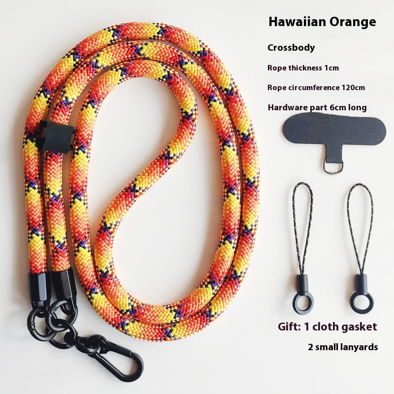 Mobile Téléphone Lanyard Crossbody peut dos Anti-perte corde Sling résistant à la chute