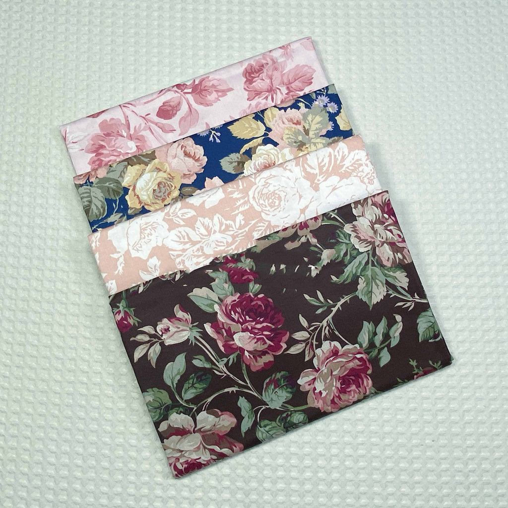 Tissu d'imprimé en coton rose fleur