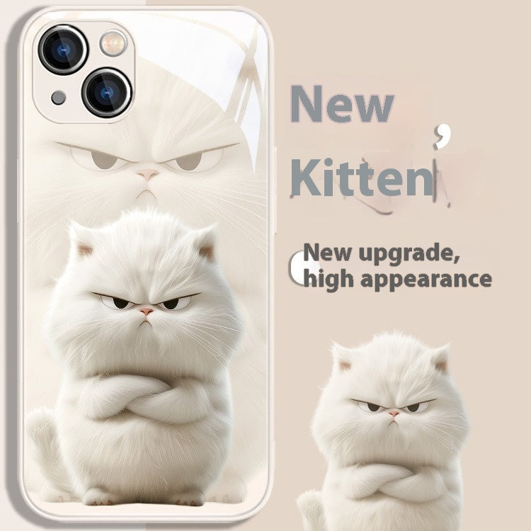 Dossier de téléphone chat Niche amusant et mignon