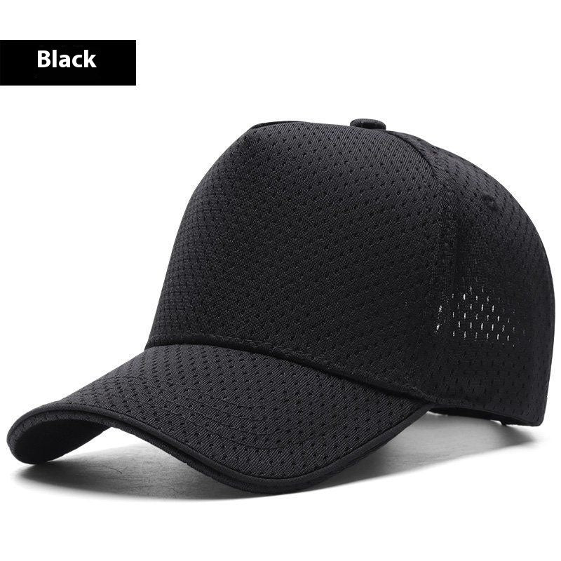 Casquette de baseball haute couronne respirante en mesh
