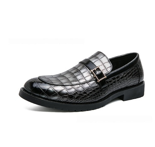 Chaussures en cuir élégant Casual Plus pour hommes