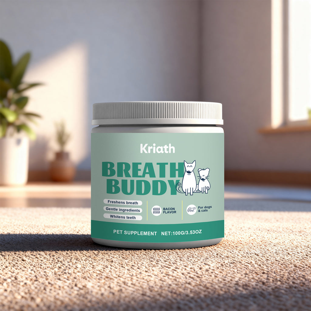 Poudre de nettoyage des dents des animaux de compagnie