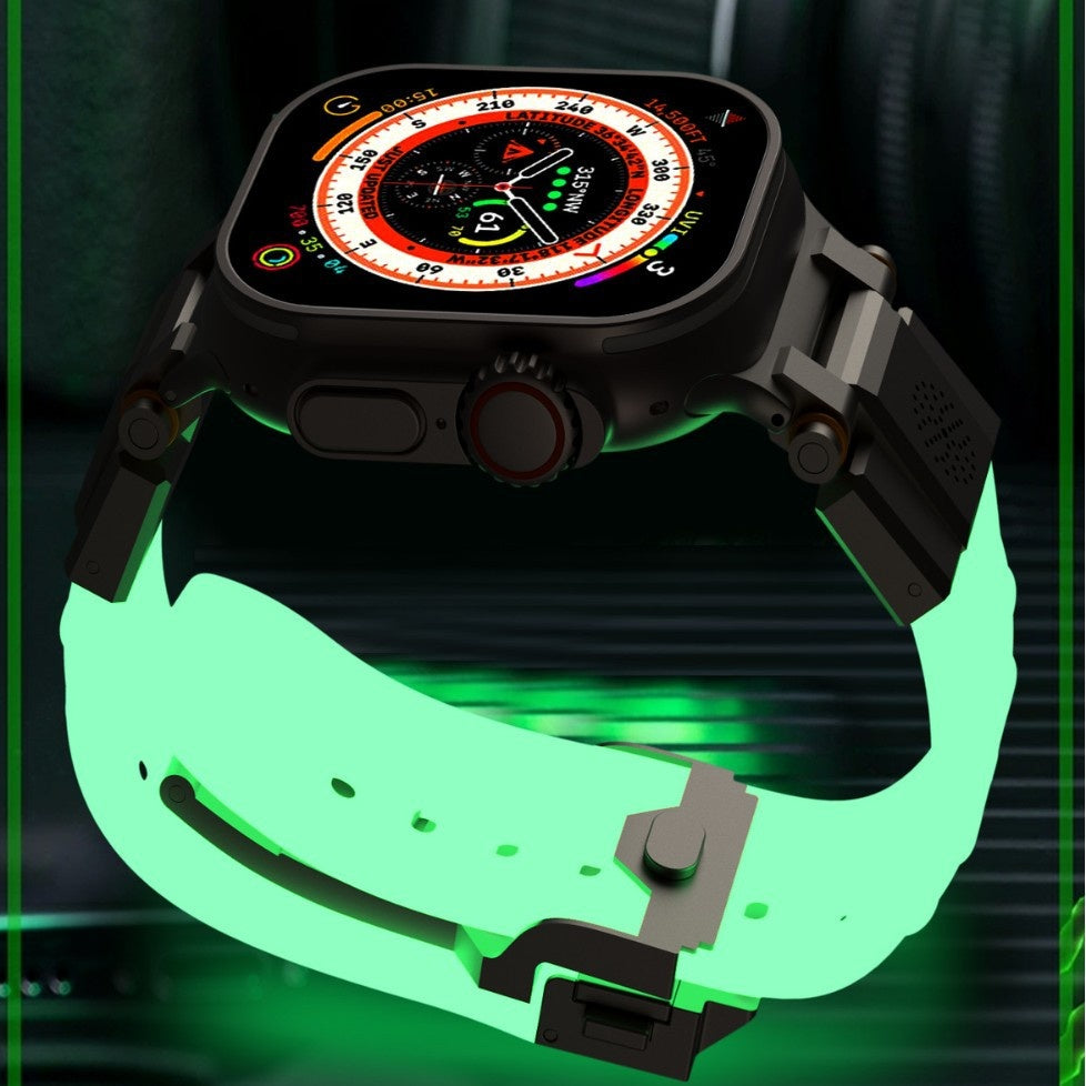 The metal comes with an aromatherapy watch band