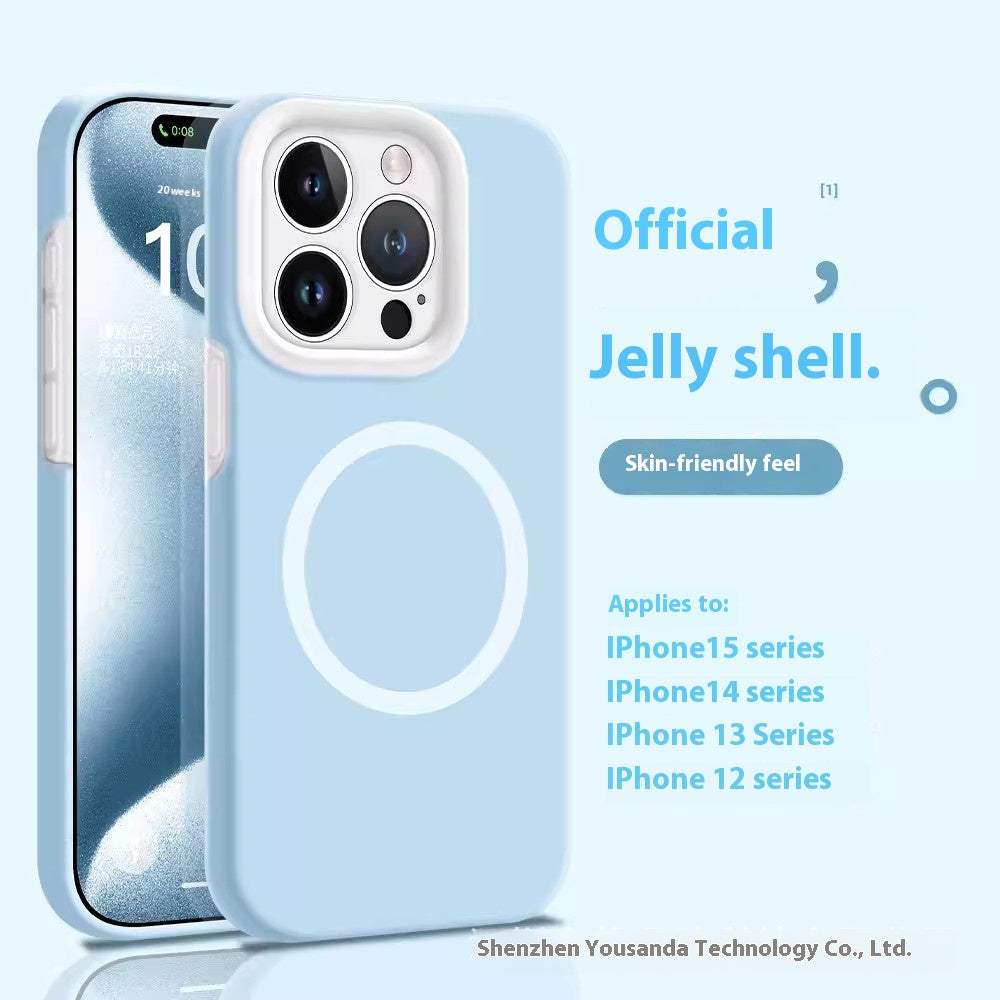 Jelly liquide magnétique Silica Gel boîtier de téléphone