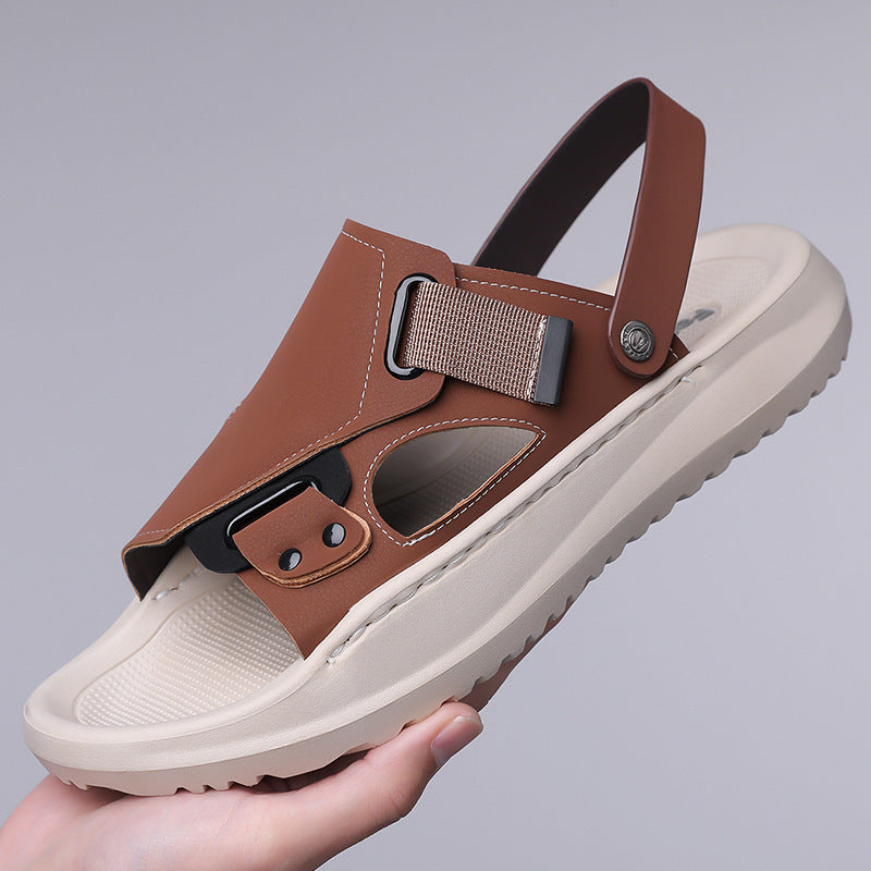 Sandales de taille extra-large pour les hommes Arrivée d'été Soft-soled et Casual