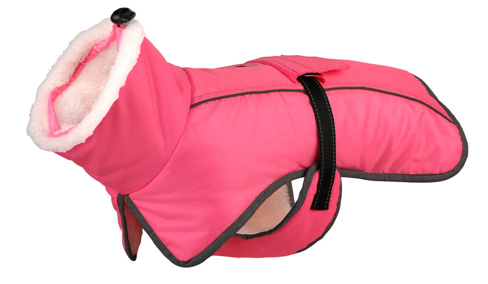 Animaux d'automne et vêtements d'hiver épais chaud imperméable à l'eau Cold-proof Cotton Coat Vêtements d'animaux de compagnie