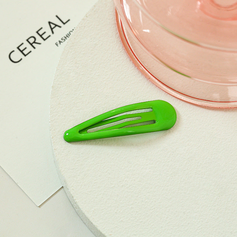 En forme de goutte Clip Paint Epoxy Femme BB Clip Coiffure épingle