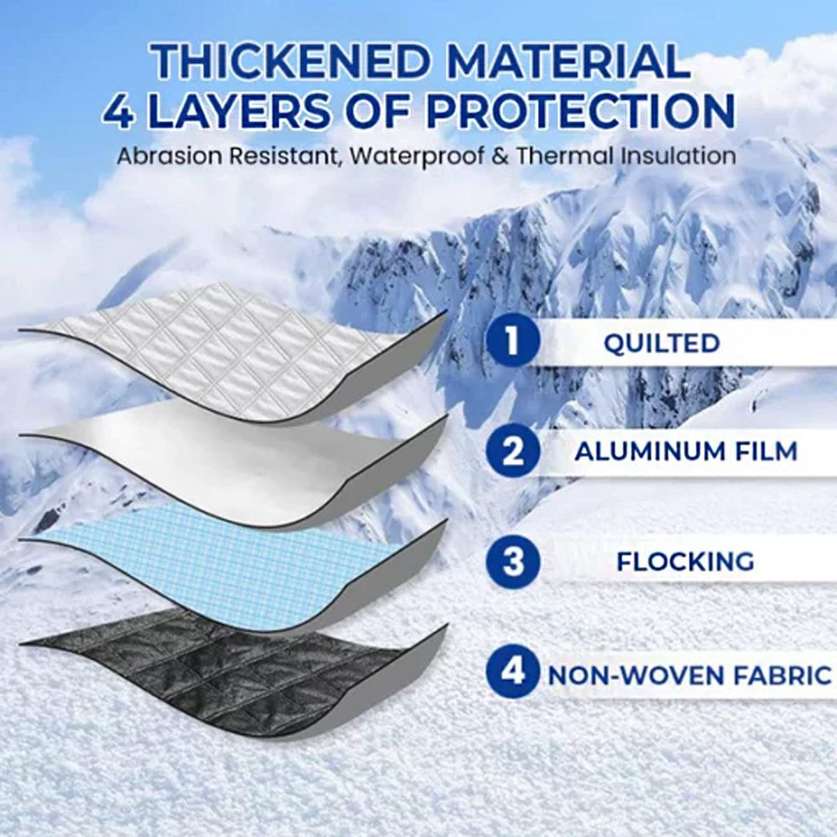 Couverture de neige automobile RAYHONG