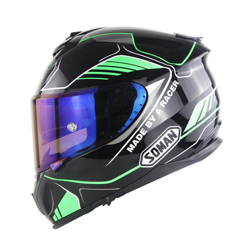 Casque de moto Full Face Riding Double Lens Casque de moto Full Cover