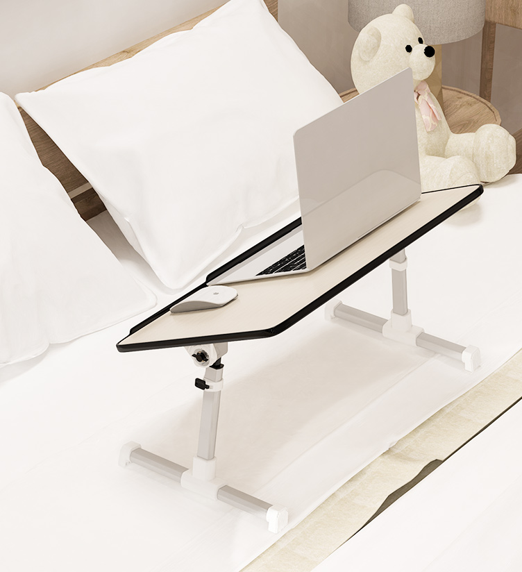 Table de lit pour ordinateur portable réglable Support de bureau pliable Notebook