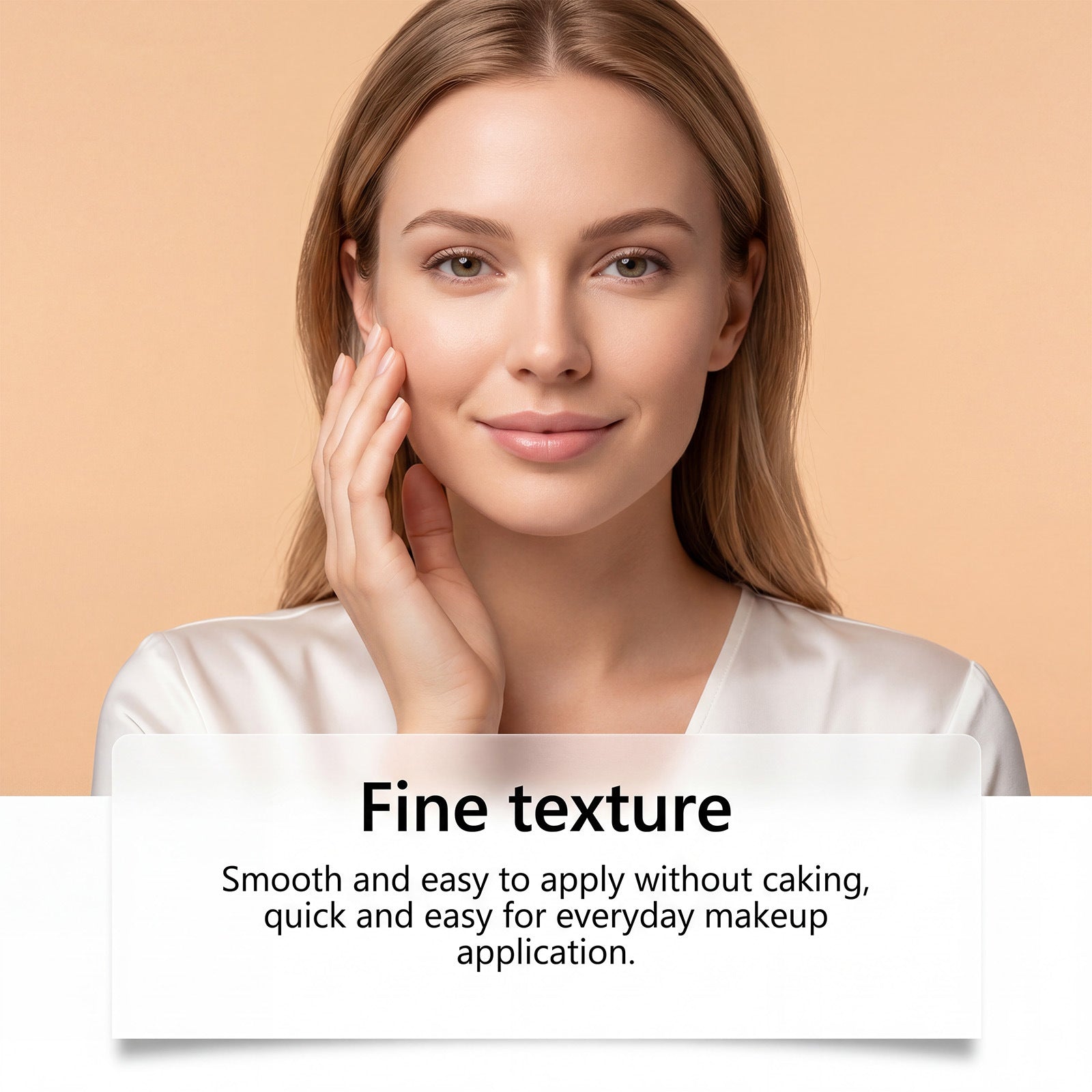 La Fondation pour le changement de température a une texture naturelle et légère