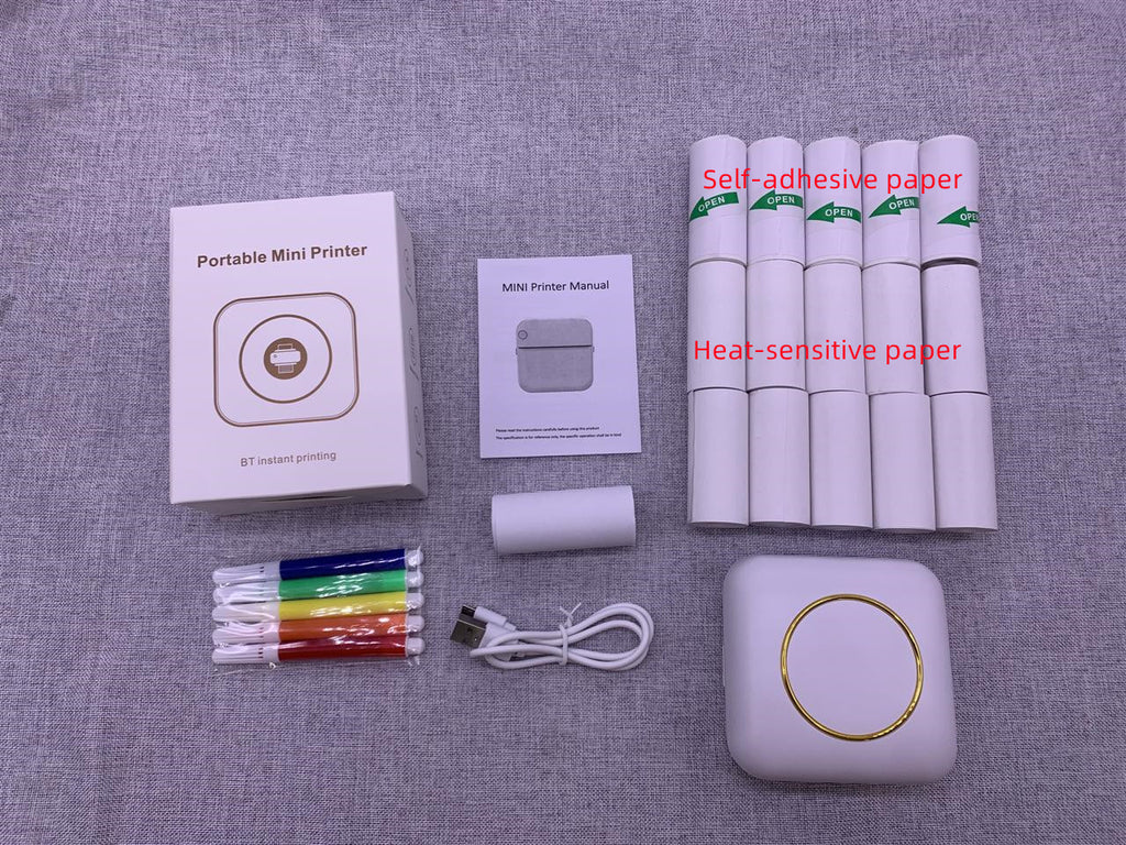 Mini Imprimante thermique de marque Petite Bluetooth sans fil