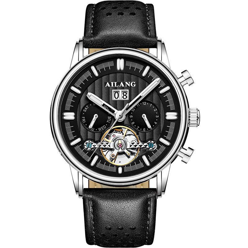 Tourbillon Multi-fonctions Montre mécanique automatique homme
