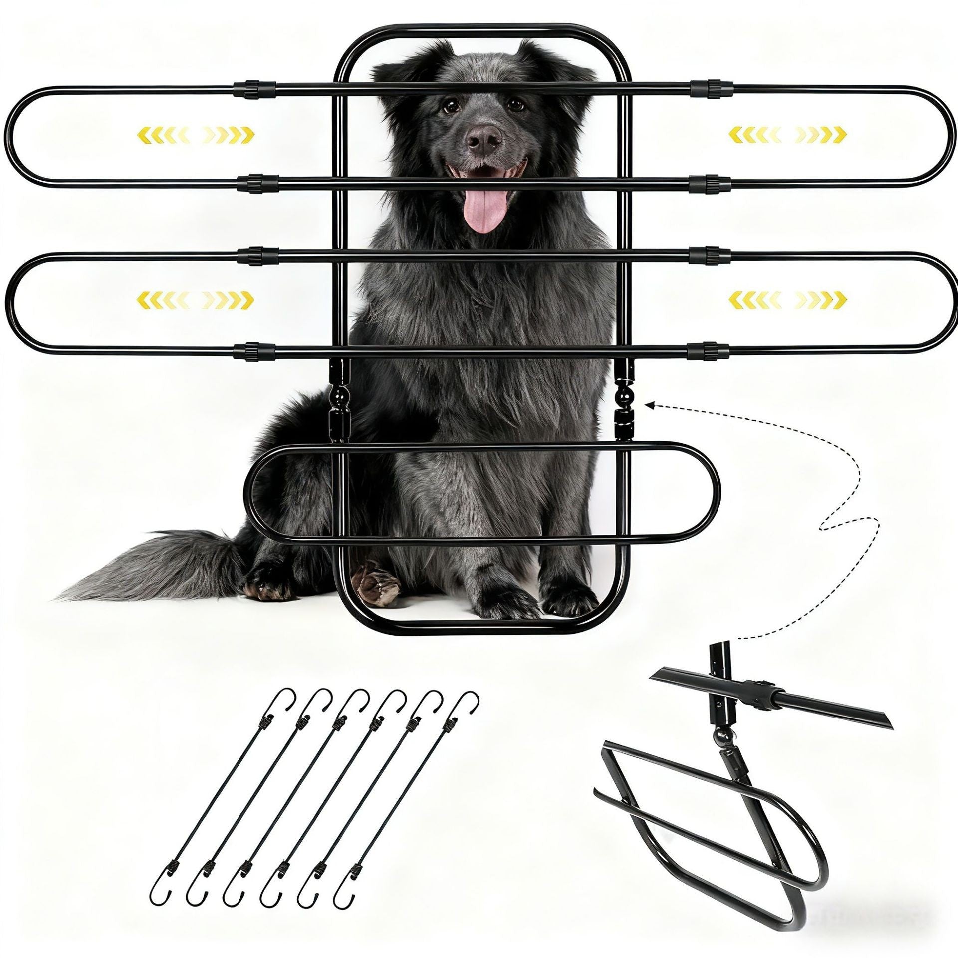 Barrière de voiture de chien